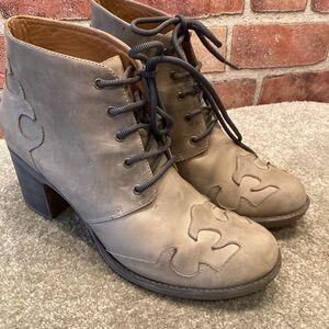 Killasumaq Aida Stenholm lace up ankle boots booties size 38 ( 7 - 7.5 )